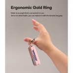 GOOSPERY Ring Holder Serisi Galaxy Z Flip 4 Klf -Pink