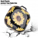 OLEBAND Galaxy Buds FE/Buds2 Pro Klf -Black Sunflower