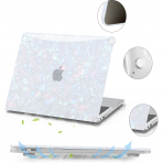 Generic MacBook Pro 13 in M2 Uyumlu Dayankl Klf -Shining Pearl