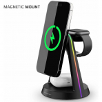 Ghostek 3 1 Arada MagSafe Kablosuz arj stasyonu