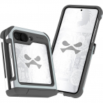 Ghostek Galaxy Z Flip 6 Darbeye Dayankl ATOMIC Klf-Silver 