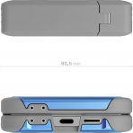 Ghostek Galaxy Z Flip 6 Darbeye Dayankl ATOMIC Klf-Prismatic
