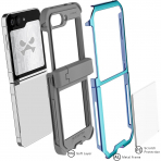 Ghostek Galaxy Z Flip 6 Darbeye Dayankl ATOMIC Klf-Prismatic