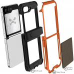 Ghostek Galaxy Z Flip 6 Darbeye Dayankl ATOMIC Klf-Orange