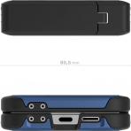 Ghostek Galaxy Z Flip 6 Darbeye Dayankl ATOMIC Klf-Blue