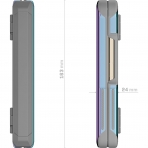 Ghostek ATOMIC Samsung Galaxy Z Fold 5 Darbeye Dayankl Klf-Prismatic