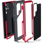 Ghostek ATOMIC Slim Serisi Galaxy S22 Klf (MIL-STD-810G)-Carbon Fiber