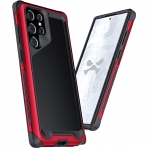 Ghostek ATOMIC Slim Serisi Galaxy S22 Ultra Klf (MIL-STD-810G)-Red