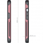 Ghostek Atomic Slim Serisi iPhone 13 Mini Klf (MIL-STD-810G)-Pink