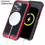 Ghostek Atomic Slim Serisi iPhone 13 Pro Max Klf (MIL-STD-810G)-Carbon Fiber