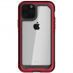 Ghostek Apple iPhone 11 Pro Max Atomic Slim Serisi Klf (MIL-STD-810G)-Red