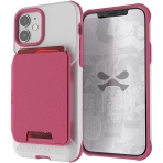 Ghostek Apple iPhone 12 Exec Manyetik Czdan Klf (MIL-STD-810G)-Pink