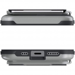 Ghostek Apple iPhone 12 Exec Manyetik Czdan Klf (MIL-STD-810G)-Gray