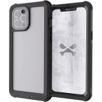 Ghostek iPhone 12 Nautical Serisi Su Geirmez Klf (MIL-STD-810G)-Frosted Clear