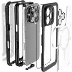 Ghostek Apple iPhone 16 Pro Su Geirmez Nautical Klf-Clear