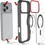 Ghostek Apple iPhone 17 Pro Max Covert Klf-Smoke