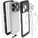 Ghostek Apple iPhone 17 Pro Su Geirmez Slim Klf -Clear