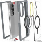 Ghostek Samsung Galaxy Z Fold 7 Covert Klf-Gray