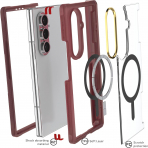 Ghostek Samsung Galaxy Z Fold 7 Covert Klf-Red