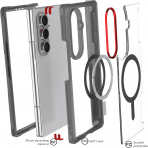 Ghostek Samsung Galaxy Z Fold 7 Covert Klf-Smoke
