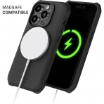 Ghostek EXEC Serisi iPhone 14 Plus Manyetik Czdan Klf (MIL-STD-810G)-Black