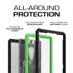 Ghostek Galaxy Note 10 Plus Su Geirmez Klf (MIL-STD-810G)-Green