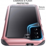 Ghostek Galaxy S21 Plus Atomic Slim Serisi Klf (MIL-STD-810G)-Pink