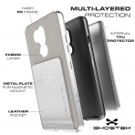 Ghostek LG G7 ThinQ EXEC Kartlkl Klf (MIL-STD-810G)-Magenta