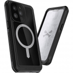 Ghostek Nautical Serisi iPhone 13 Pro Su Geirmez Klf (MIL-STD-810G)-Black