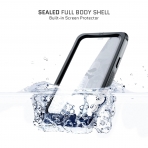 Ghostek Nautical Apple Serisi iPhone 15 Su Geirmez Klf (MIL-STD-810G)-Clear