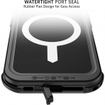 Ghostek Nautical Serisi iPhone 14 Plus Su Geirmez Klf (MIL-STD-810G)-Clear