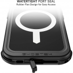 Ghostek Nautical Serisi iPhone 14 Su Geirmez Klf (MIL-STD-810G)-Black