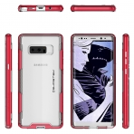 Ghostek Samsung Galaxy Note 8 Cloak 3 Serisi Klf (MIL-STD-810G)-Red