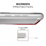 Ghostek Samsung Galaxy Note 8 Cloak 3 Serisi Klf (MIL-STD-810G)-Red