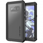 Ghostek Samsung Galaxy Note 8 Nautical Serisi Su Geirmez Klf (MIL-STD-810G)-Black