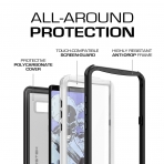 Ghostek Samsung Galaxy Note 8 Nautical Serisi Su Geirmez Klf (MIL-STD-810G)-White