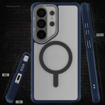 Ghostek Samsung Galaxy S26 Ultra Covert Clear K�l�f-Blue Matte