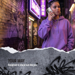 Ghostek Samsung Galaxy S26 Ultra Covert Clear K�l�f-Purple