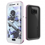 Ghostek Samsung Galaxy S7 Edge Atomic 2.0 Serisi Su Geirmez Klf-Pink
