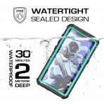 Ghostek Samsung Galaxy S8 Nautical Serisi Su Geirmez Klf-Teal