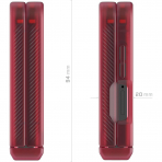 Ghostek Samsung Galaxy Z Flip 7 Covert Klf-Red