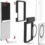 Ghostek Samsung Galaxy Z Flip 7 Covert Klf-Black 