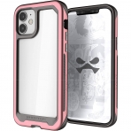 Ghostek iPhone 12 Mini Atomic Slim Serisi Klf (MIL-STD-810G) -Pink