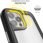 Ghostek iPhone 12 Pro Max Atomic Slim Serisi Klf (MIL-STD-810G)-Black