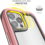 Ghostek iPhone 12 Atomic Slim Serisi Klf (MIL-STD-810G)-Pink