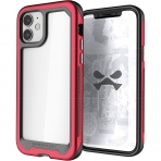 Ghostek iPhone 12 Atomic Slim Serisi Klf (MIL-STD-810G)-Red