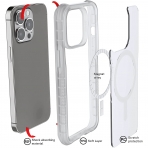 Ghostek iPhone 13 Covert Serisi Klf (MIL-STD-810G)-Clear Starlight