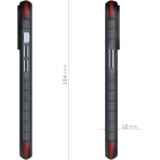 Ghostek iPhone 13 Pro Max Covert Serisi Klf (MIL-STD-810G)-Midnight Graphite