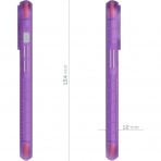 Ghostek iPhone 13 Pro Max Covert Serisi Klf (MIL-STD-810G)-Purple