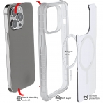 Ghostek iPhone 13 Mini Covert Serisi Klf (MIL-STD-810G)-Clear Starlight